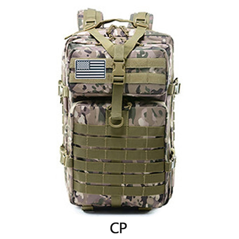 Men Military Camouflage Tactical Waterproof Backpack 