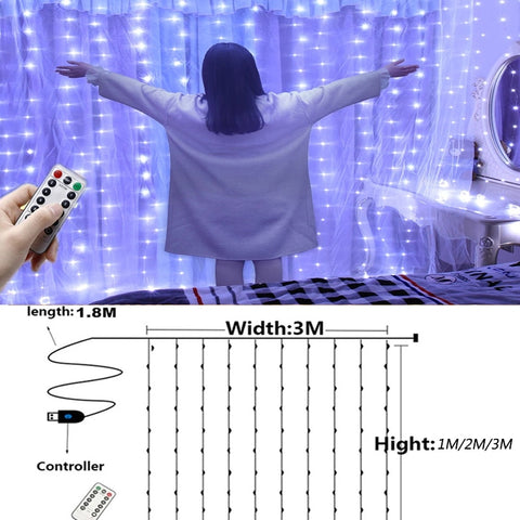 Eid Mubarak Decoration Remote Control Festoon Led Light