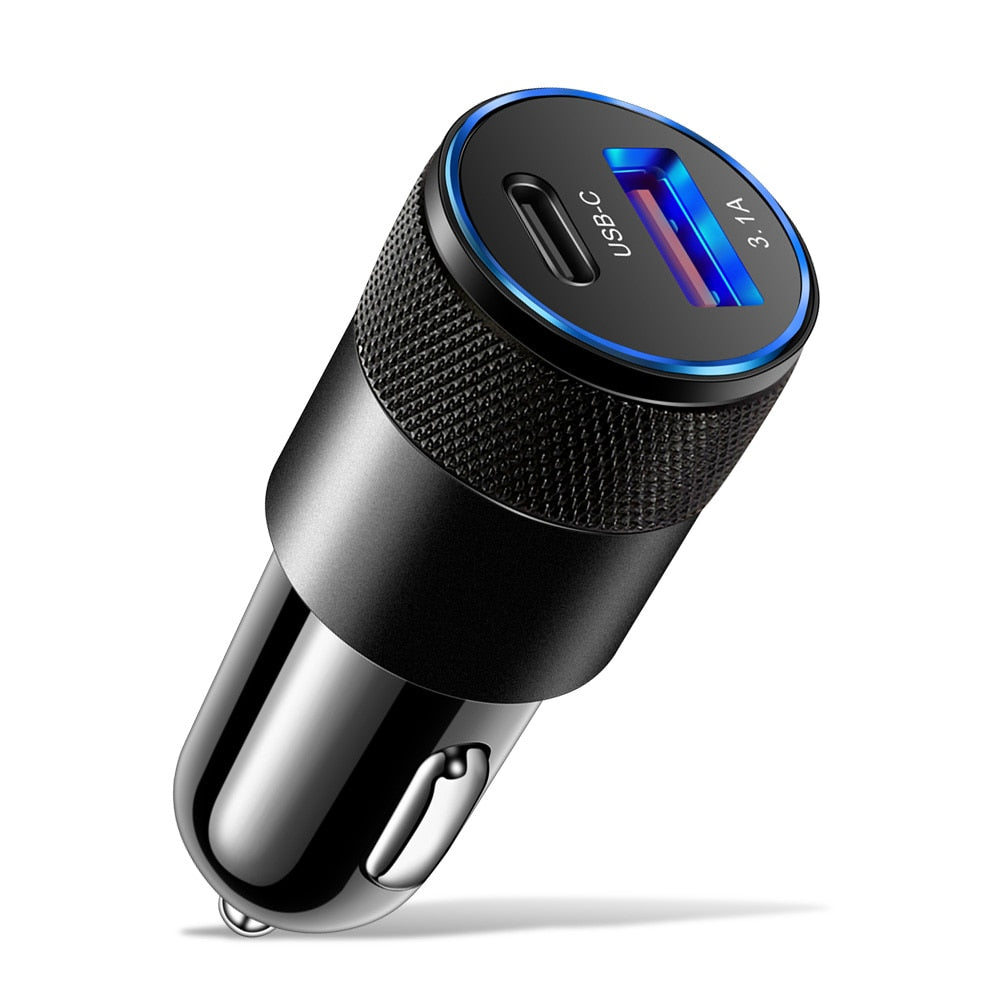 PD Car Charger 70W Car Charger USB Type & USB - Costsold