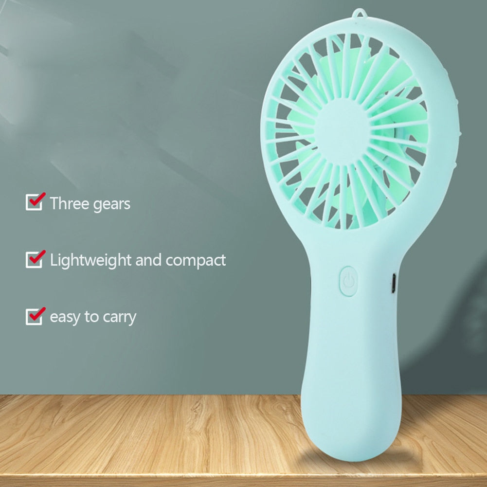 Usb Mini Wind Power Handheld Fan, Convenient And Ultra-quiet