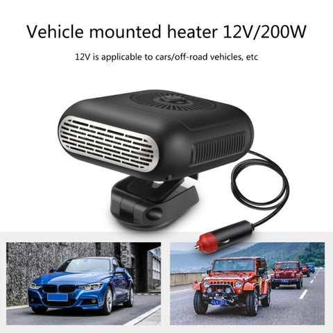 37MA 12/24V Car Heater Automatic Hot Air Blower Electric Fan