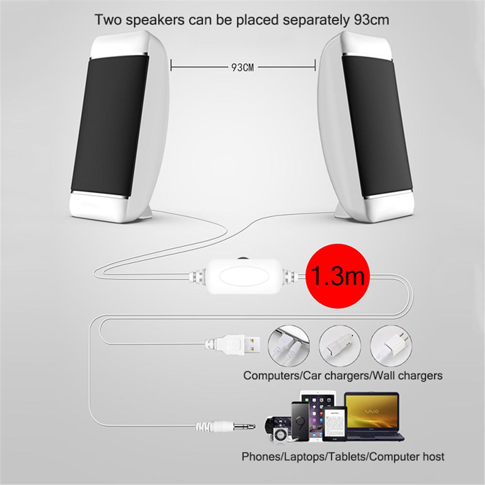 Notebook Computer USB Wired Speaker - Costsold