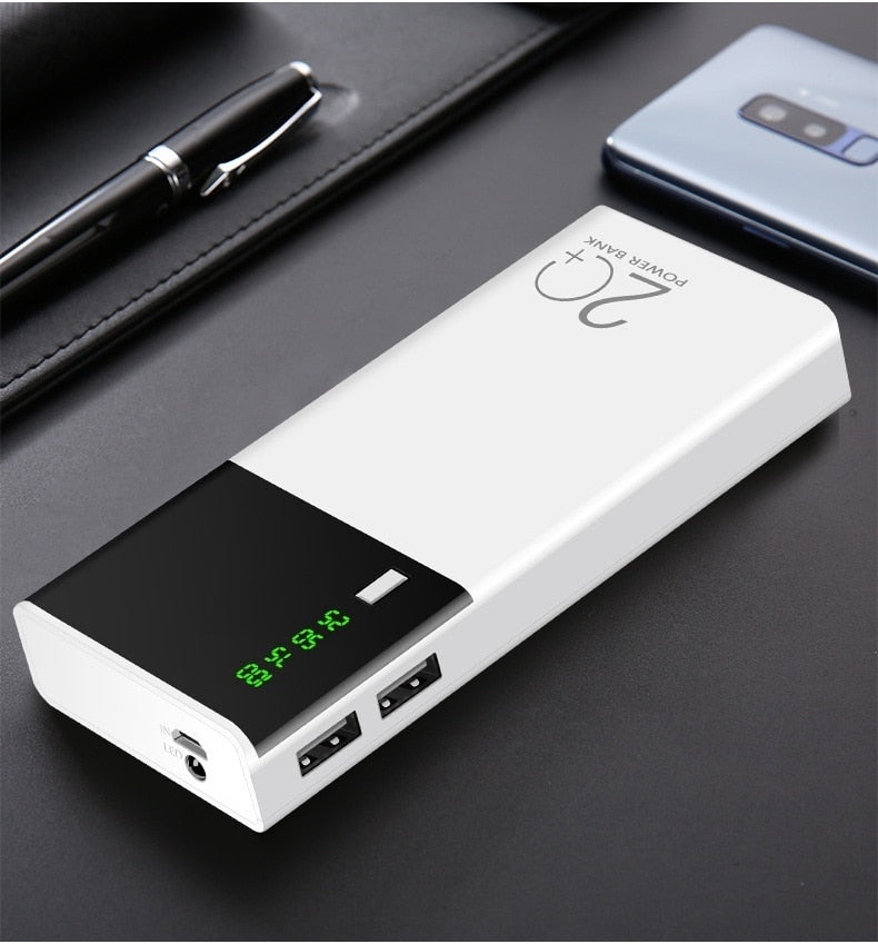 80000mAh Portable Phone Power Bank External Battery Charging