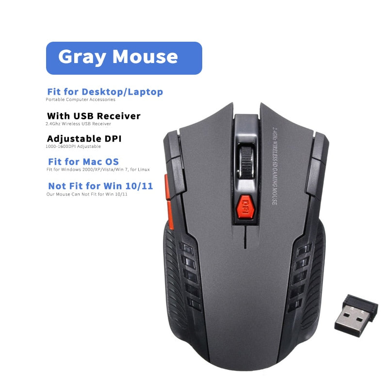 2.4Ghz Wireless Mouse with DPI Adjustable Button - Costsold