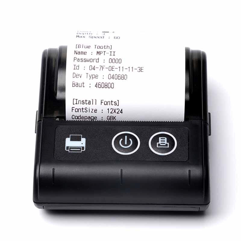 Mini Portable Printer Bluetooth Thermal Printer For Phone