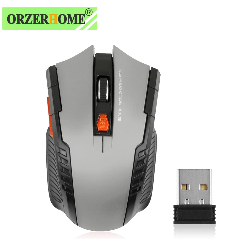 ORZERHOME 2.4GHz Wireless Mouse Optical with USB Receiver