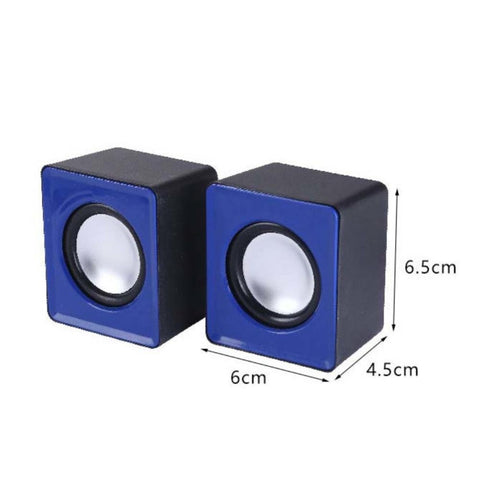 RYRA Mini Computer Speaker USB Wired Speakers Stereo