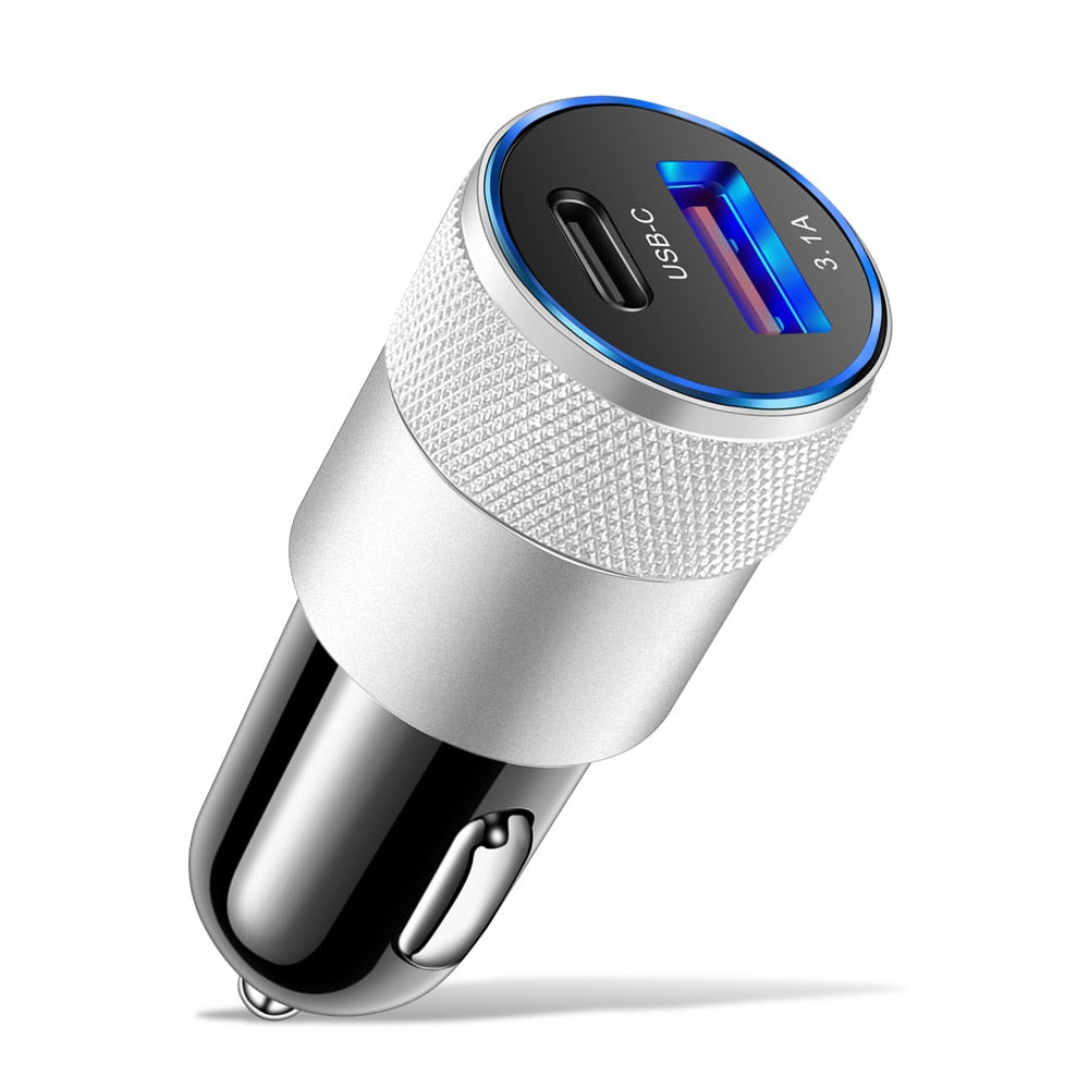 PD Car Charger 70W Car Charger USB Type & USB - Costsold