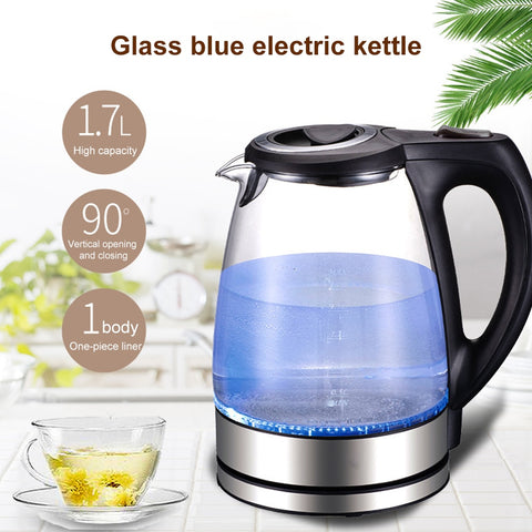 1.7L 220V Electric Kettle Stainless Steel Glass - Costsold