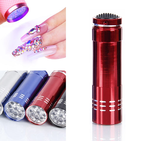 Nail Art Equipment 3 Led's Beads Manicuring Nail Tool